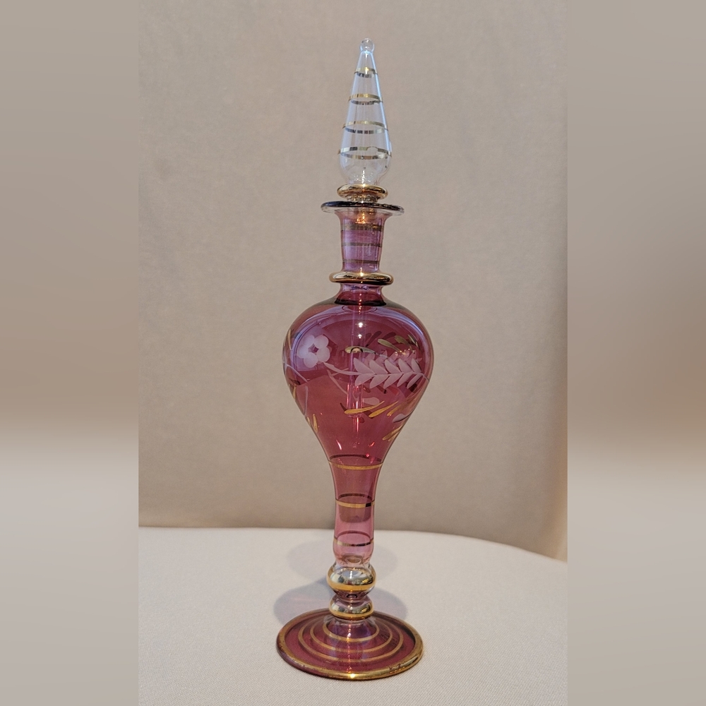 Egyptian hand-made perfume bottle, New